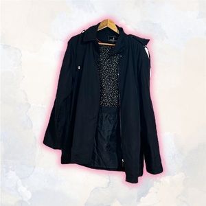 London Fog Navy Rain Coat